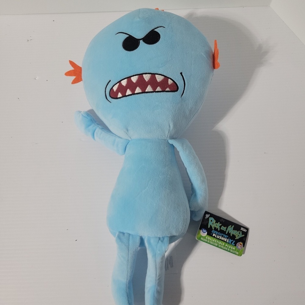 Rick and Morty Funko Galactic Plushies XL Angry Mr Meeseeks 16" Plush FYE